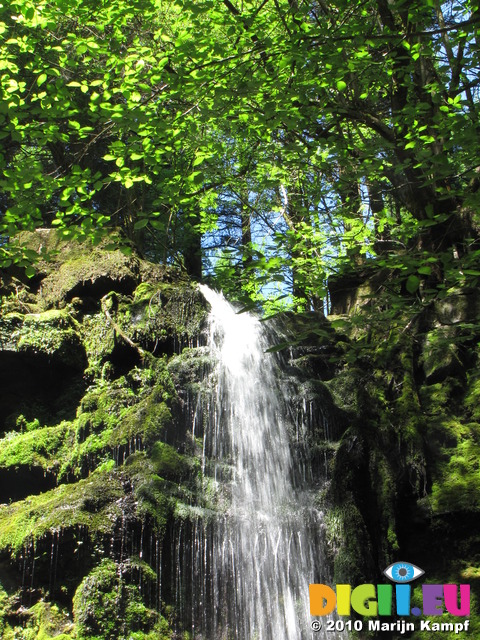 SX14746 Top of waterfall in Nant Bwrefwr river